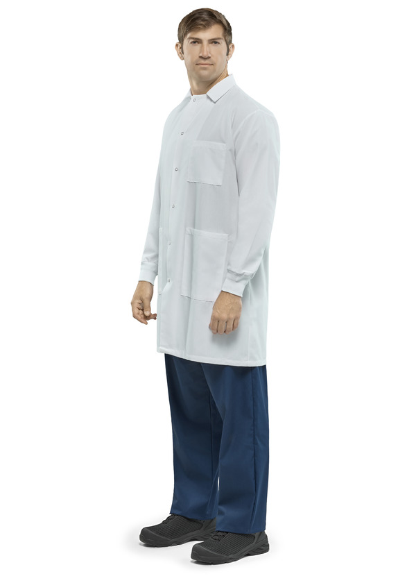 Cotton Lab Coat - Front