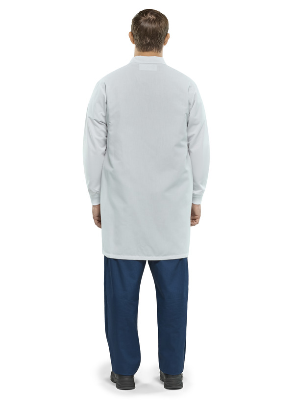 Lightweight Polyester / Cotton Lab Coat - Front