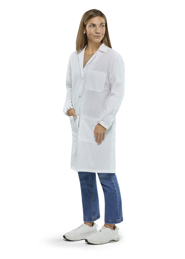 Women's Cotton Lab Coat - Front