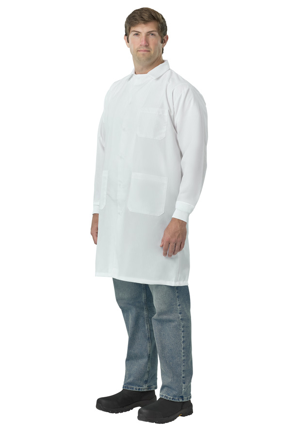 ESD & Fluid Barrier Lab Coat - Front