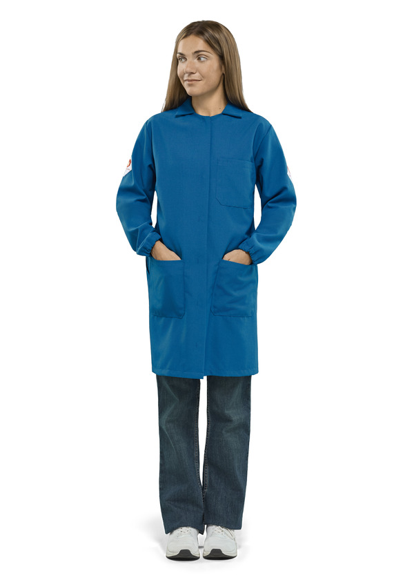 Westex® CXP® 100% Nomex® IIIA Flame Resistant Women's Lab Coat - Front