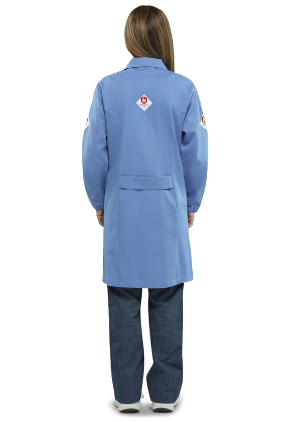 Westex® Indura® Twill Flame Resistant Women's Lab Coat - Front
