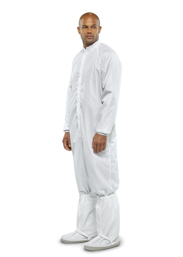 ESD Stripe Cleanroom Coverall - Front
