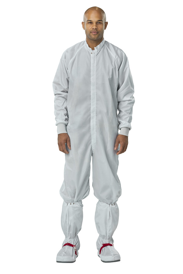 ESD Grid Cleanroom Boot with Conductive Molded Sole - Front