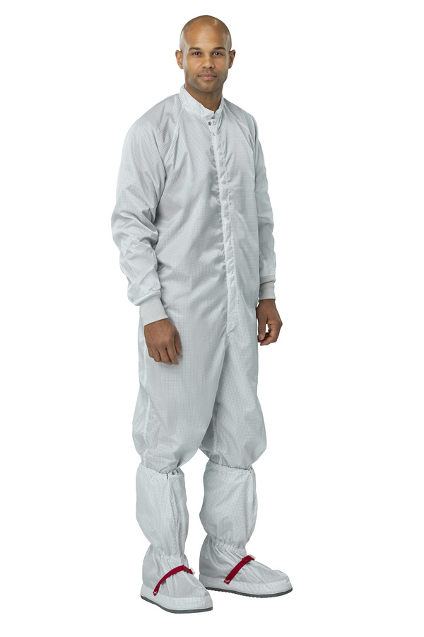 ESD Grid Cleanroom Boot with Conductive Molded Sole - Front