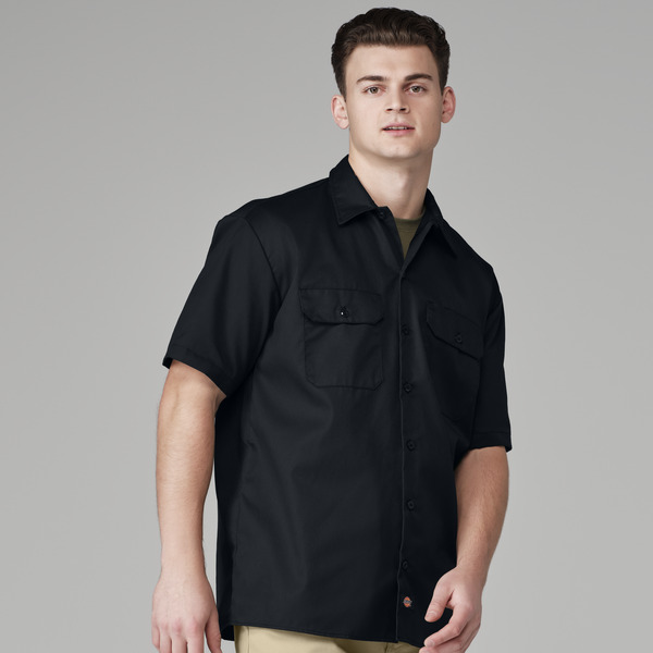 Men's Short-Sleeve Traditional Work Shirt - Front