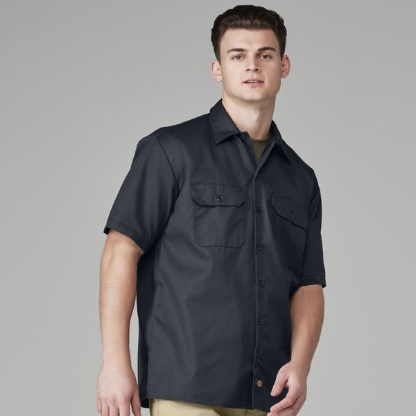 Men's Short-Sleeve Traditional Work Shirt - Front