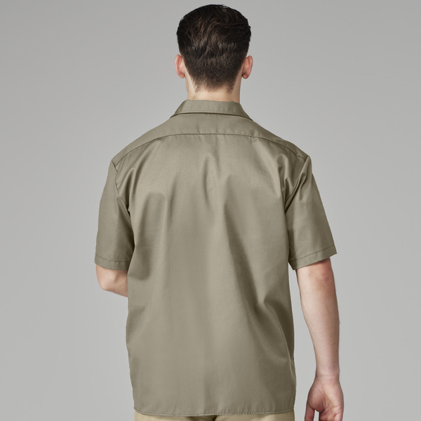Men's Short-Sleeve Traditional Work Shirt - Front