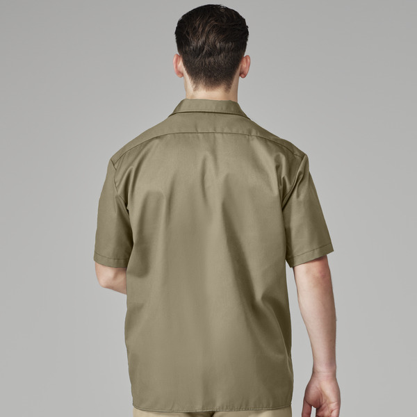Men's Short-Sleeve Traditional Work Shirt - Front