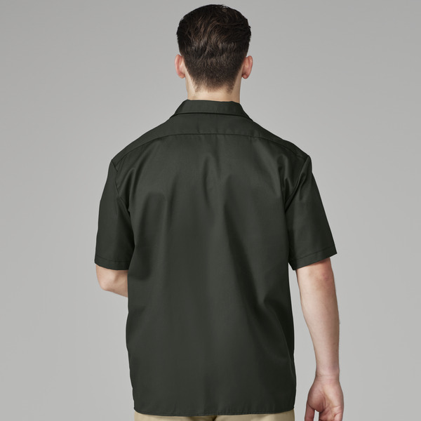 Men's Short-Sleeve Traditional Work Shirt - Front