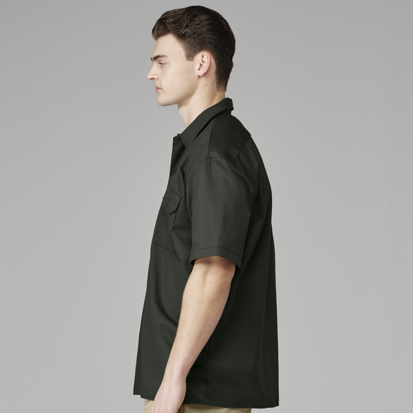 Men's Short-Sleeve Traditional Work Shirt - Front