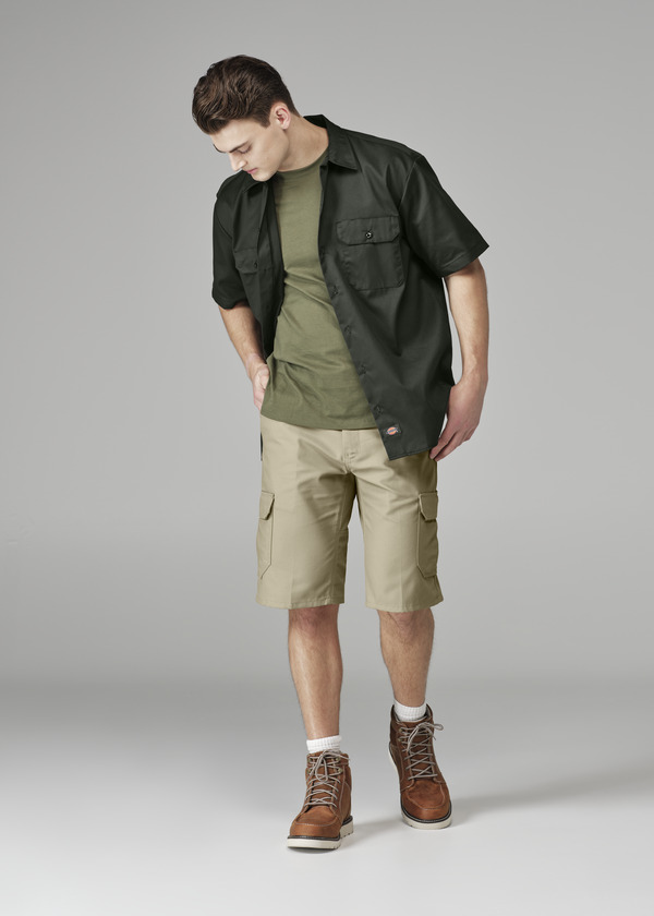 Men's Canvas Functional Cargo Short - Front