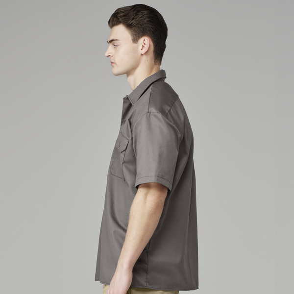 Men's Short-Sleeve Traditional Work Shirt - Front