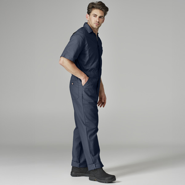 Industrial Short-Sleeve Coverall - Front