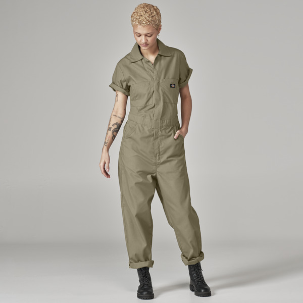 Industrial Short-Sleeve Coverall - Front