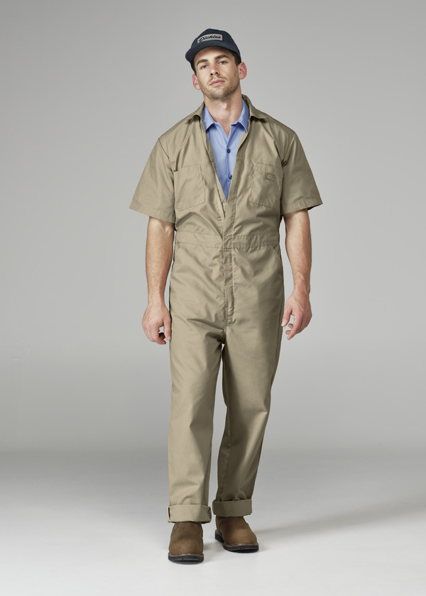 Men's Industrial Short-Sleeve Work Shirt - Front