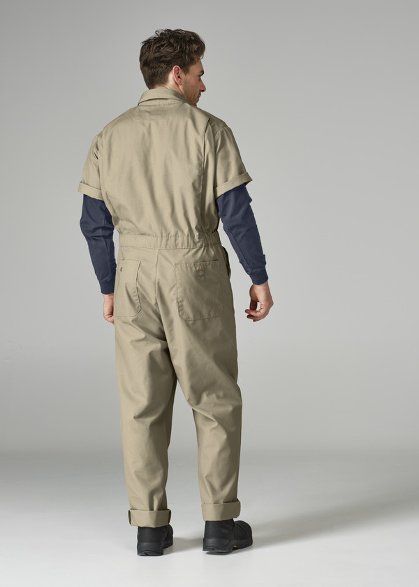 Industrial Short-Sleeve Coverall - Front