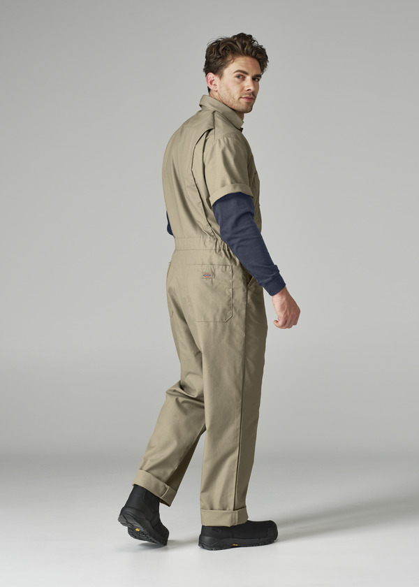 Industrial Short-Sleeve Coverall - Front