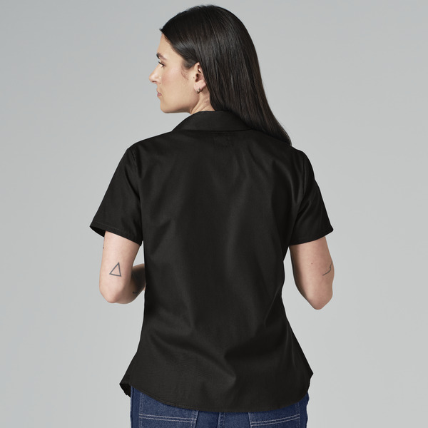 Women's Short-Sleeve Industrial Work Shirt - Front