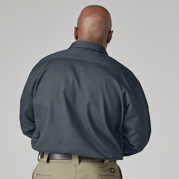 Men's Long-Sleeve Traditional Work Shirt - Front