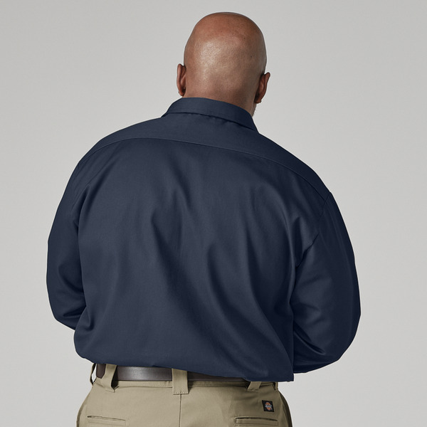 Men's Long-Sleeve Traditional Work Shirt - Front