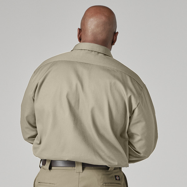 Men's Long-Sleeve Traditional Work Shirt - Front