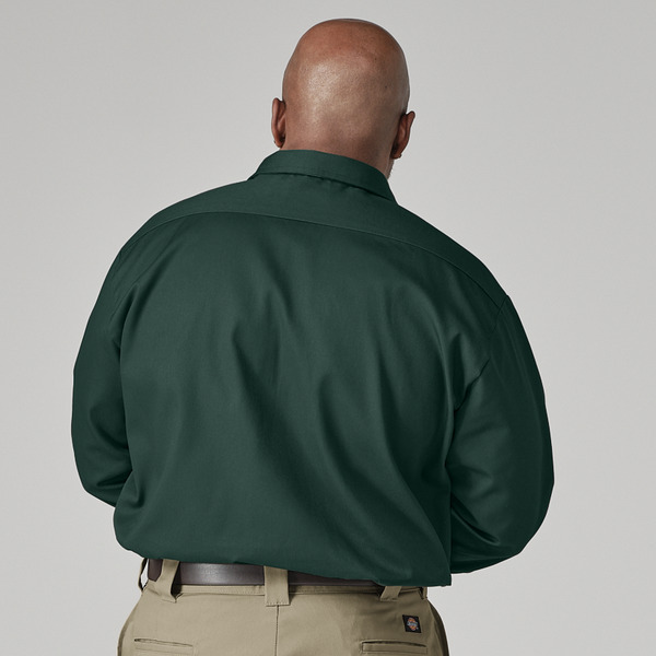 Men's Long-Sleeve Traditional Work Shirt - Front