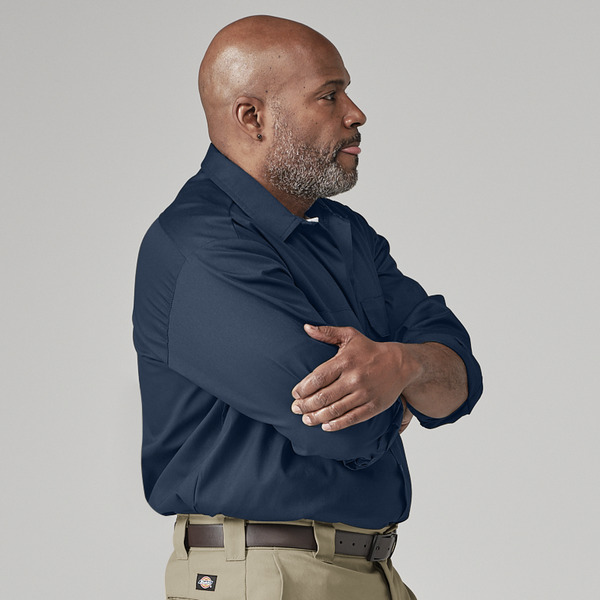 Men's Long-Sleeve Traditional Work Shirt - Front