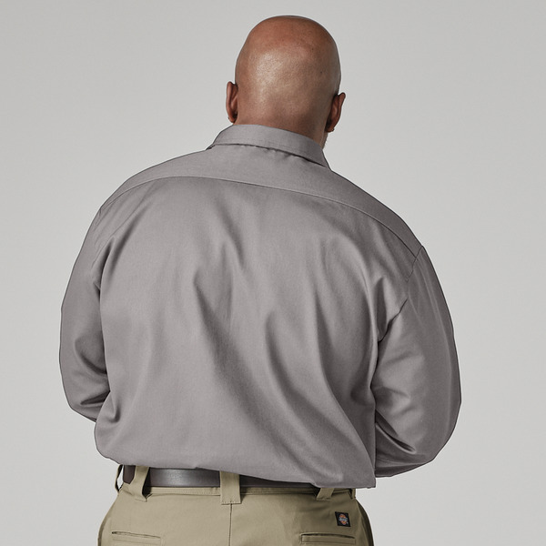 Men's Long-Sleeve Traditional Work Shirt - Front