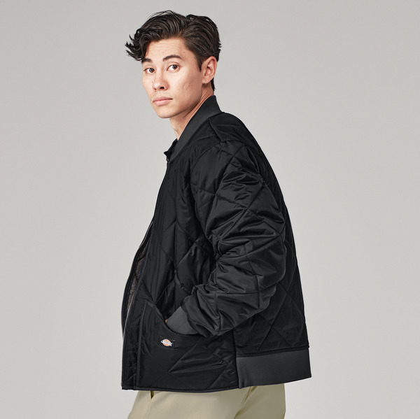 Diamond Quilted Jacket - Front