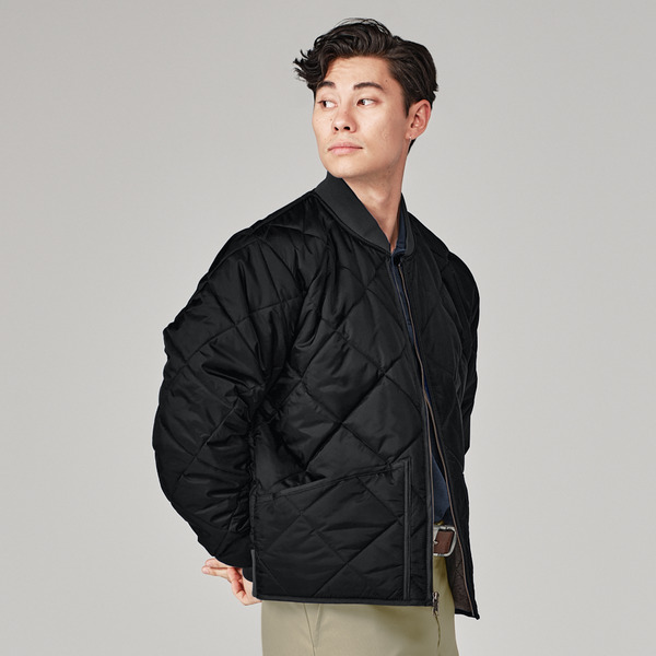 Diamond Quilted Jacket - Front