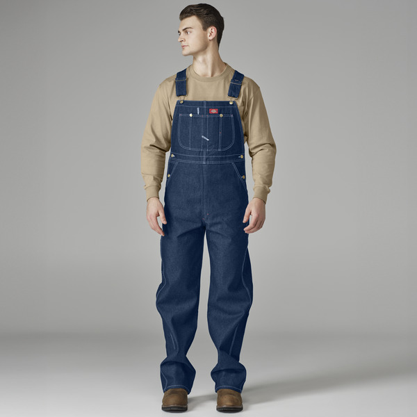 Traditional Indigo Bib Overall - Front