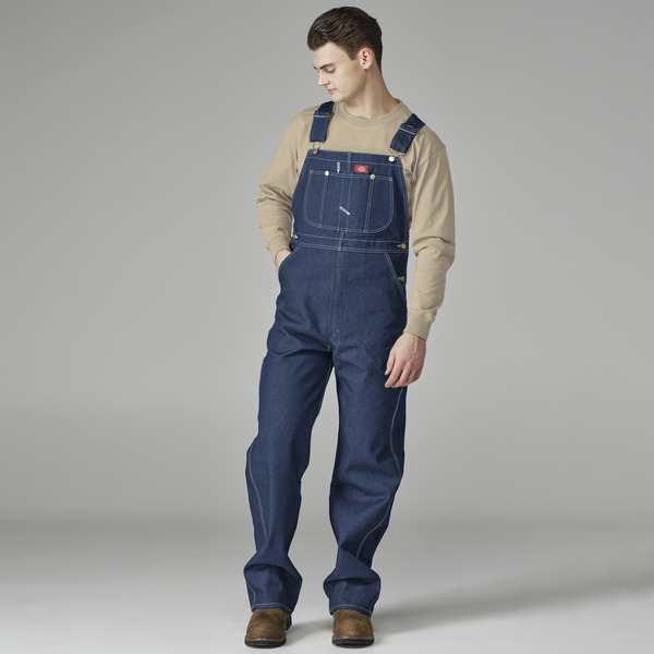 Traditional Indigo Bib Overall - Front