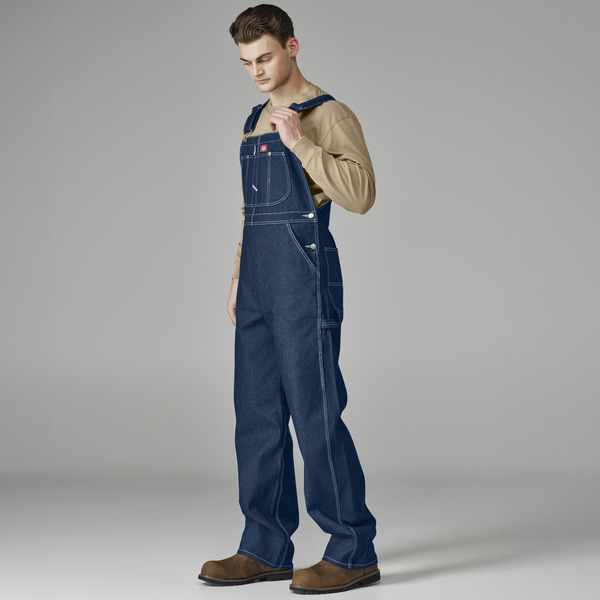 Traditional Indigo Bib Overall - Front