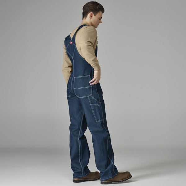 Traditional Indigo Bib Overall - Front