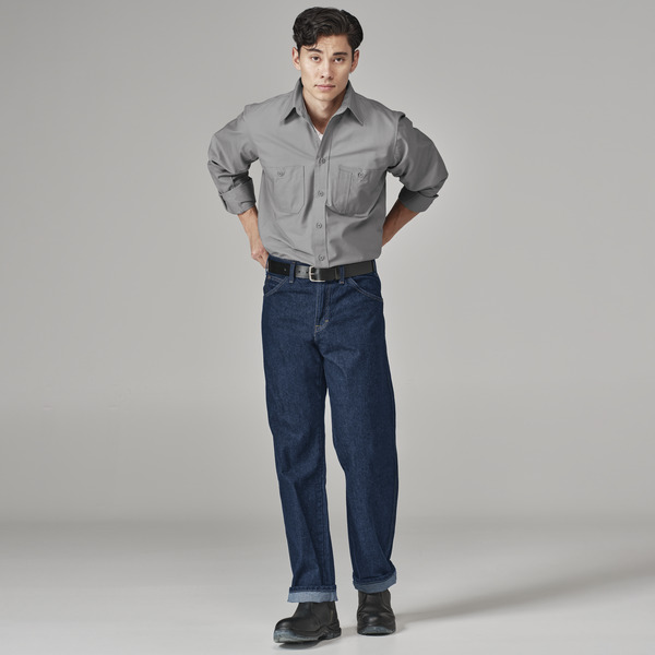 Men's Canvas Long-Sleeve Work Shirt - Front