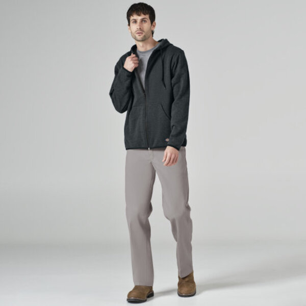 Full Zip Fleece Hoodie - Front