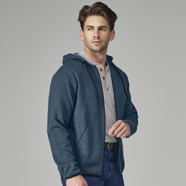 Full Zip Fleece Hoodie - Front