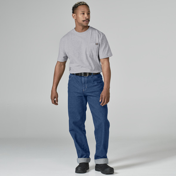 Men's Short Sleeve Traditional Heavyweight Crew Neck - Front