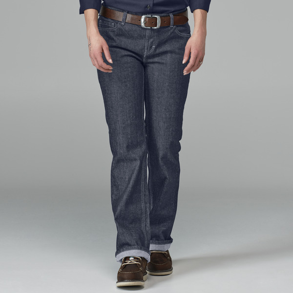 Women's Industrial Denim 5-Pocket Relaxed Fit Jean - Front
