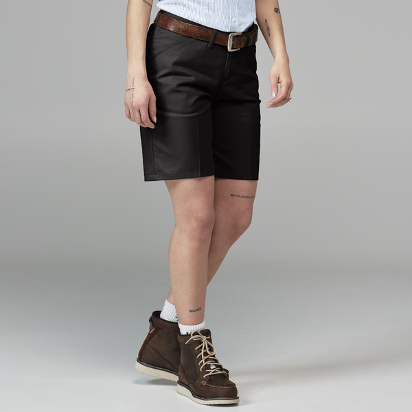 Women's 9" Flat Front Short - Front