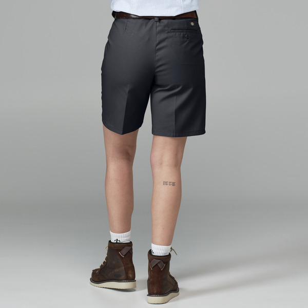 Women's 9" Flat Front Short - Front