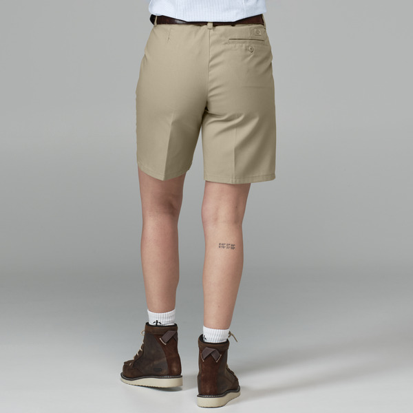 Women's 9" Flat Front Short - Front