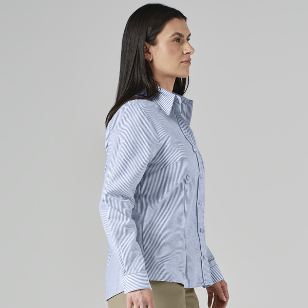 Women's Long-Sleeve Stretch Oxford Shirt - Front