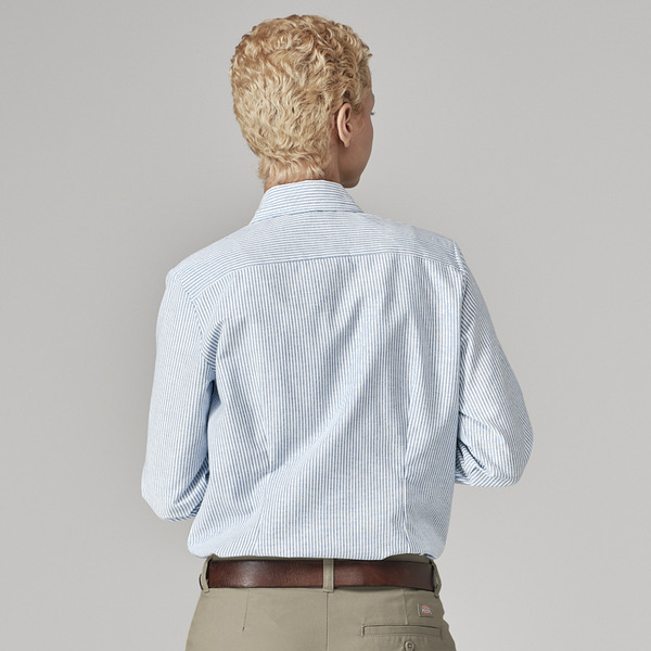 Women's Long-Sleeve Stretch Oxford Shirt - Front