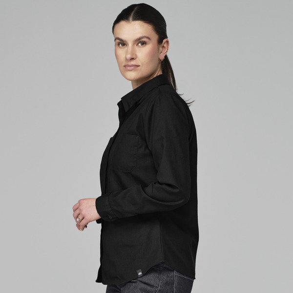Women's Long-Sleeve Industrial Work Shirt - Front