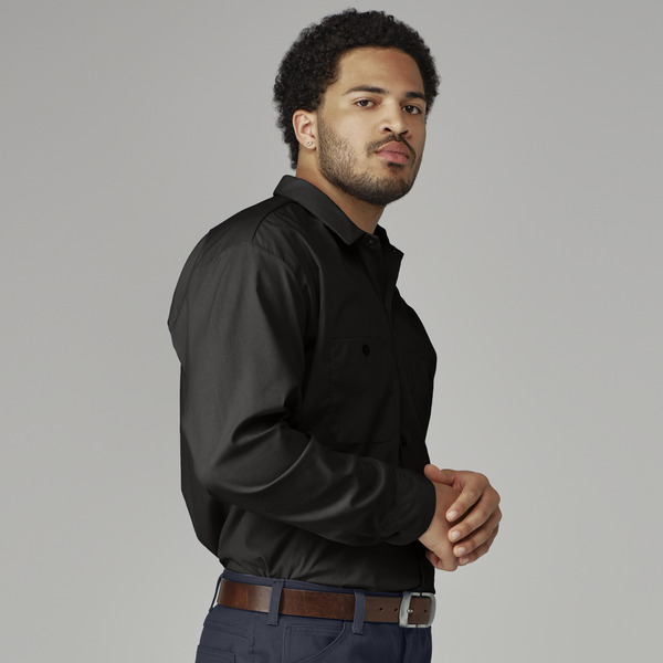 Men's Industrial Long-Sleeve Work Shirt - Front