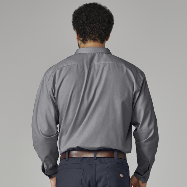 Men's Industrial Long-Sleeve Work Shirt - Front