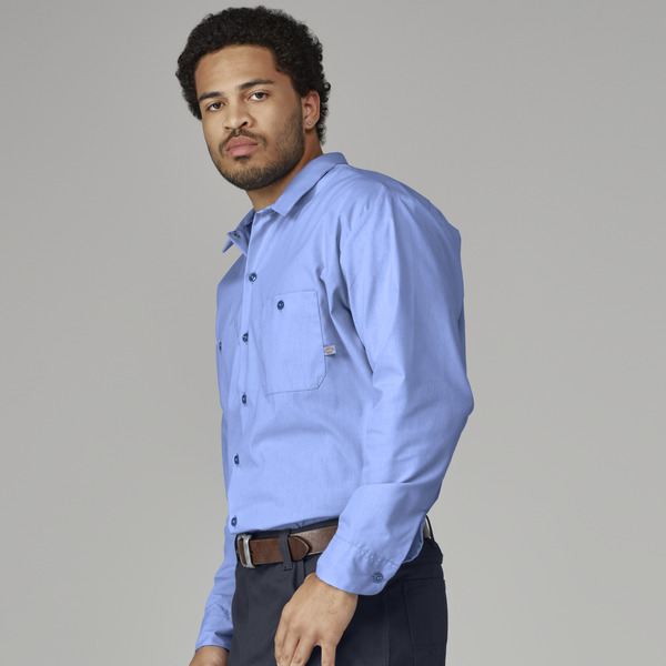 Camisa industrial de manga larga - Parte Delantera