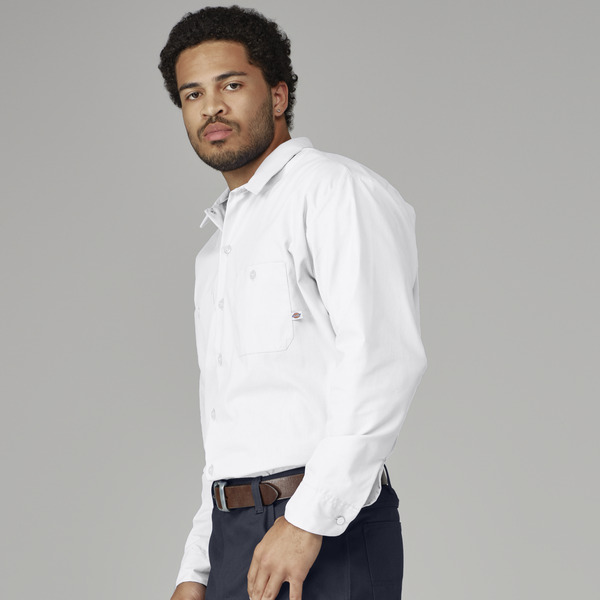 Camisa industrial de manga larga - Parte Delantera